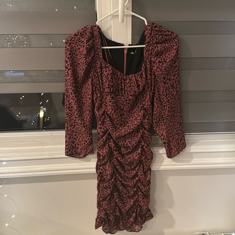 Zara Leopard Print Dress